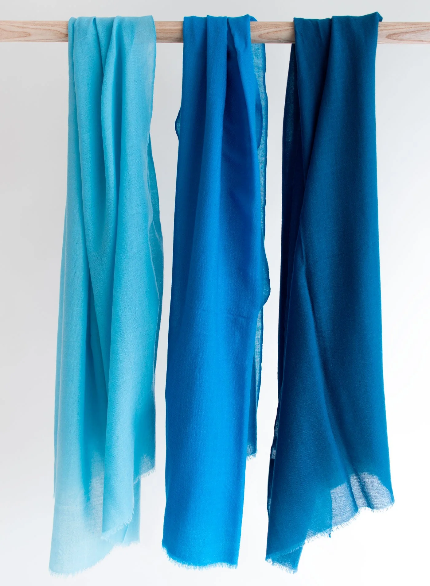 Schal Wolle 5013 blue 70x180